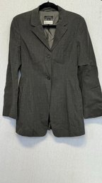 A Strenesse Gabriele Strehle Grey Blazer Bergdorf Goodman Made In Germany