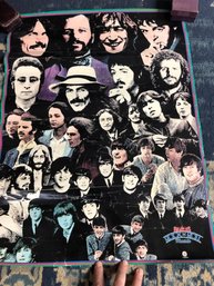 Vintage Beatles Poster 18' X 23 5/8'