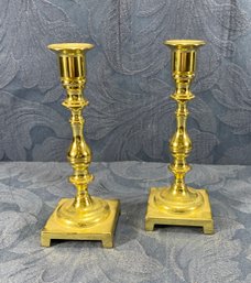 Pair Of Metal Candle Holders