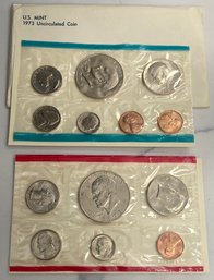 1973 US Mint Uncirculated Coins