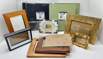 4 New Kolo Photo Albums & 10 Picture Frames, Some Wood, Some Plastic