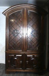 Two Piece Lead Glass Hutch