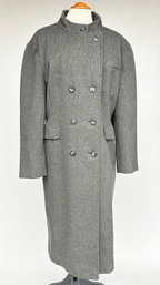 A Vintage Wool Coat - Lorendale By Bromleigh - Ladies Medium Size