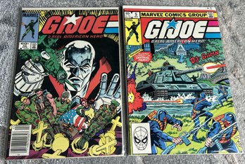 A Pair Of High Grade G. I. JOE COMIC BOOKS- Including KEY ISSUE #22- 1st Appearances Duke & Roadblock