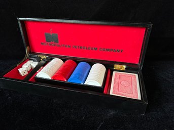 Metropolitan Petroleum Company Poker Set