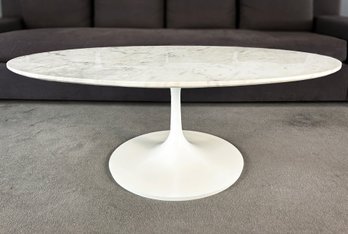 A Gorgeous Marble Tulip Coffee Table By Eero Saarinen For Knoll