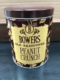 Bowers Old Fashioned Peanut Crunch Tin