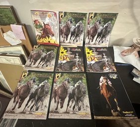 9 Magazines 2 Of Them 133rd Preakness- Hand Signed To Dominic From James Curtella Best Wishes     LP/E2