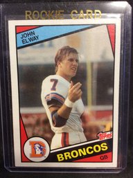 1984 Topps John Elway Rookie Card - M