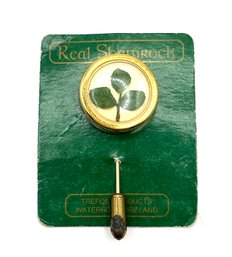 Vintage Real Irish Shamrock Pin