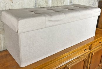 A Modern Linen Storage Bench