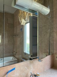 An Inset Mirrored Medicine Cabinet - Bath 2