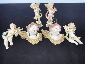 Lot Of Decorative Porcelain Angel Figurines