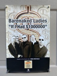 Bare Naked Ladies Promo Poster From 2000. Measures 11' X 17'. Ready For Framing, Hanging And Enjoying.