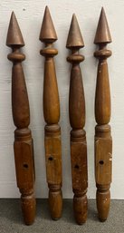 Four 19th Century Bedposts