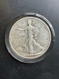 1936 Walking Liberty Silver Half Dollar