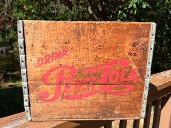 Rare Early Wooden Pepsi~cola Crate