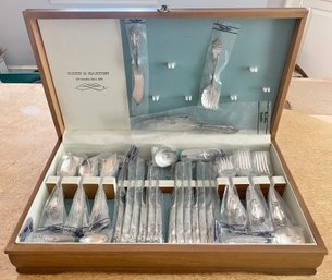 Vintage New Stock - Reed & Barton Silverplated Flatware, Festivity Pattern - Service For 12