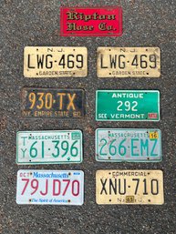 Vintage License Plate Collection