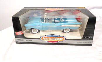 American Muscle ERTL Collector's Ed 1957 Chevy Belair 1:18 Die Cast Car New In Box