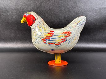 Vintage Wyandotte Tin Toy: Susie The Happy Hen, A Marble-Laying Chicken!