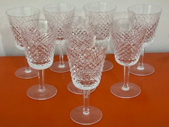 Waterford Crystal Alana 8 Water Goblets #5830925