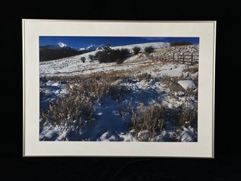 Photo Of Mountain Landscape In Frame