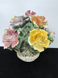 Porcelain Flower Figurine