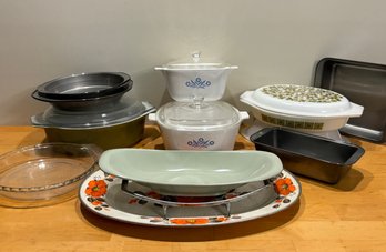 Vintage Pyrex, Corning Ware And More