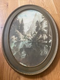 Antique Woodland Picture Frame