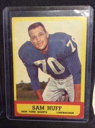 1963 Topps Sam Huff - M