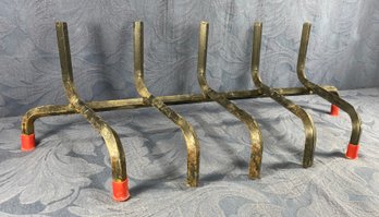 Metal Fireplace Grate, Log Holder