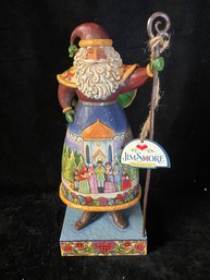 Jim Shore Santa Claus Here We Come Figurine