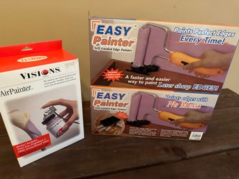 Easy Painter Self Guided Edge Painter NEW IN BOX  &  Visions Air Painter By Testor - NEW IN BOX