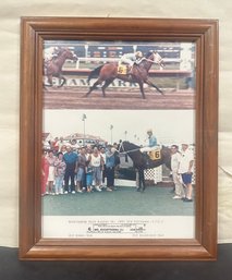 Rockingham Park August 14, 1991 Six Furlongs, 2nd Romeo Dom, 3rd Blueblood Bud Photography         LP/WA-B