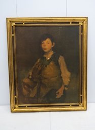 The Whistling Boy Facsimile Painting # 590