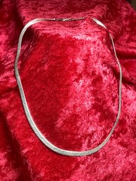 Sterling Silver Necklace 11.07 G.