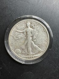 1938 Walking Liberty Silver Half Dollar