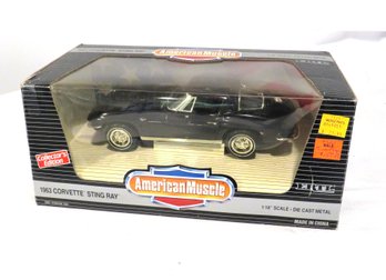 American Muscle ERTL Collector's Ed 1963 Corvette Stingray 1:18 Die Cast Car New In Box