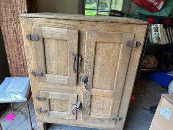 Antique Oak Ice Box