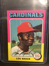 1975 Topps Lou Brock Mini - M