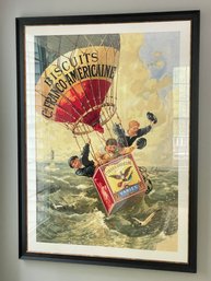 'Biscuits Franco-Americaine, 1888' By Theophile Alexandre Steinlen