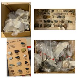 Enormous Rock Collection ~ Most Bagged Separately And Identified ~ (T)