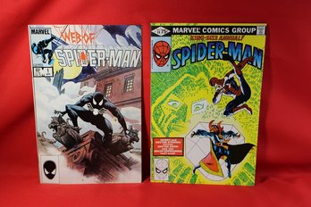 Web Of Spider-Man Vol. 1 No. 1 1986 And King Size Annual Vol. 1 No. 14 1980