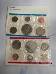 1976 US Mint Uncirculated Coins