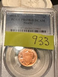 UNION SHIELD  2012 S PR69RD D CAM PCGS