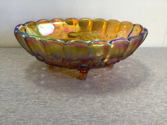 Carnival Glass Fruit Bowl