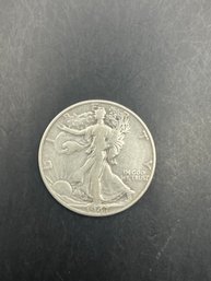 1947-D Walking Liberty Silver Half Dollar