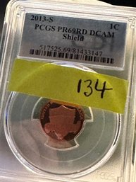 UNION SHIELD 2013S PR69RD DCAM  PCGS