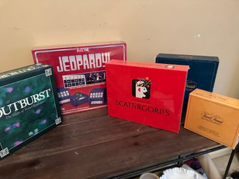 Game Lot Mostly NEW  - Includes Electric Jeopardy